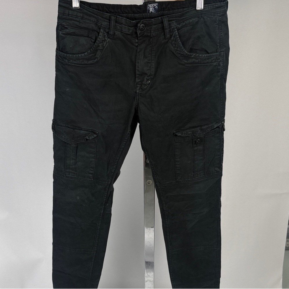 PRPS Men's Black Cargo Pants